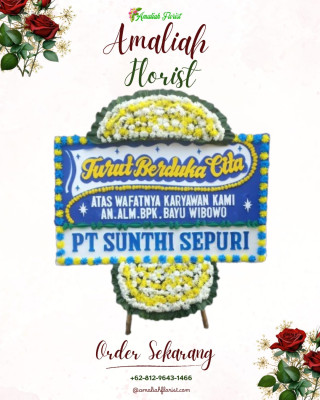 Papan Bunga Duka di Medari